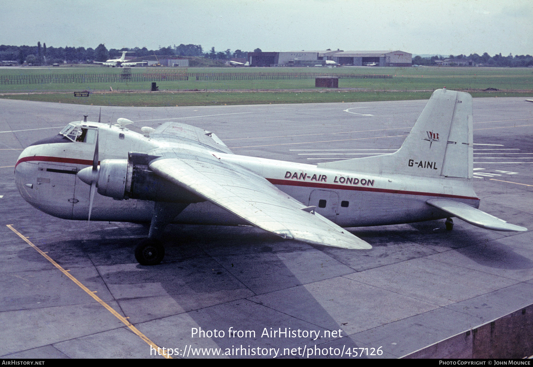 Aircraft Photo of G-AINL | Bristol 170 Freighter Mk31E | Dan-Air London | AirHistory.net #457126