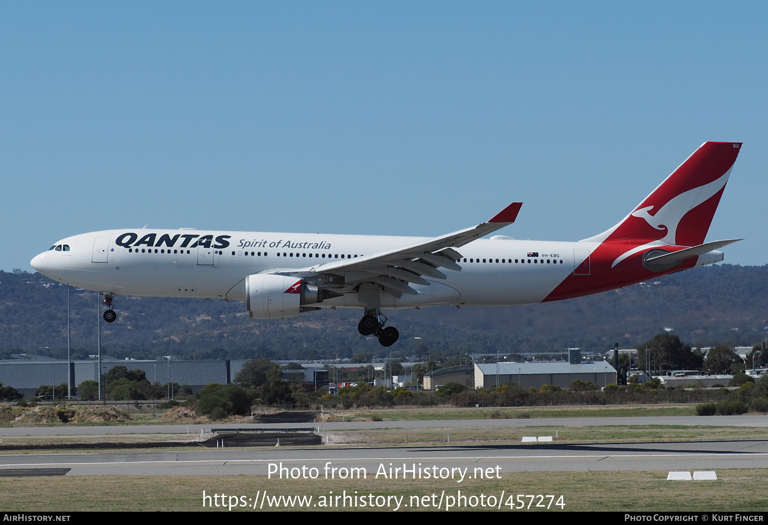 Aircraft Photo of VH-EBG | Airbus A330-203 | Qantas | AirHistory.net #457274