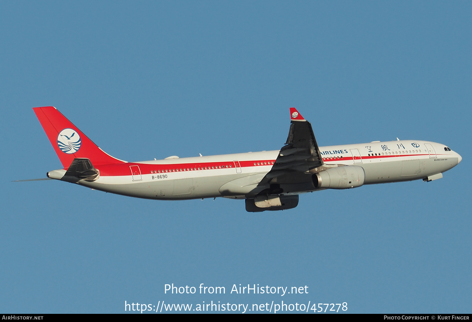 Aircraft Photo of B-8690 | Airbus A330-343 | Sichuan Airlines | AirHistory.net #457278