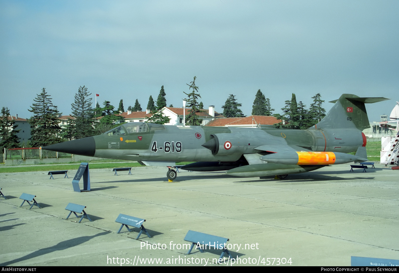 Aircraft Photo of 619 | Lockheed F-104G Starfighter | Turkey - Air Force | AirHistory.net #457304