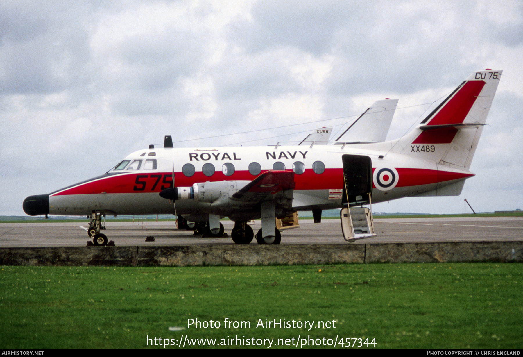 Aircraft Photo of XX489 | Scottish Aviation HP-137 Jetstream T2 | UK - Navy | AirHistory.net #457344