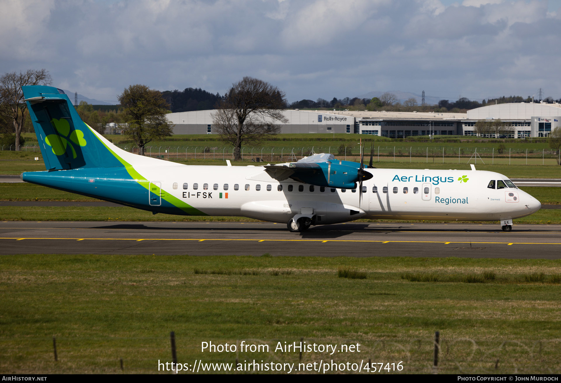 Aircraft Photo of EI-FSK | ATR ATR-72-600 (ATR-72-212A) | Aer Lingus Regional | AirHistory.net #457416