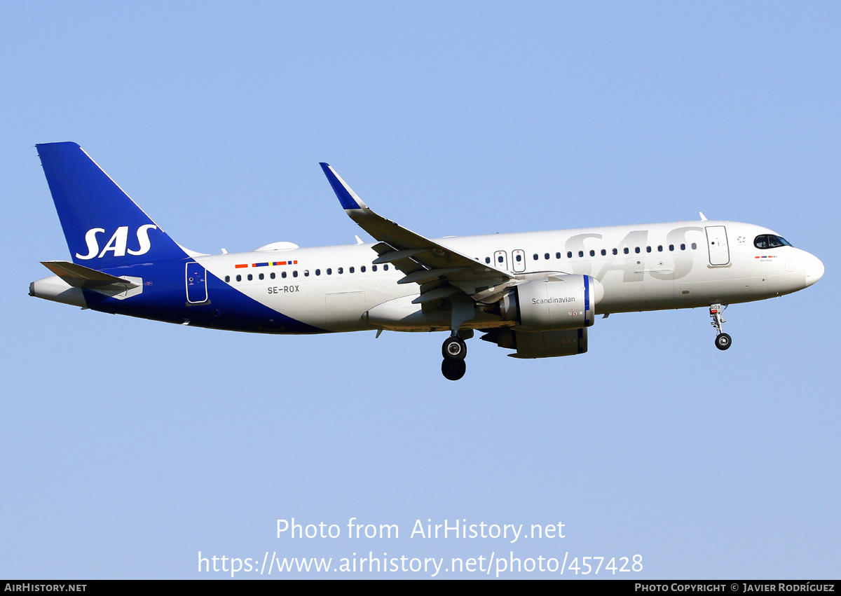 Aircraft Photo of SE-ROX | Airbus A320-251N | Scandinavian Airlines - SAS | AirHistory.net #457428