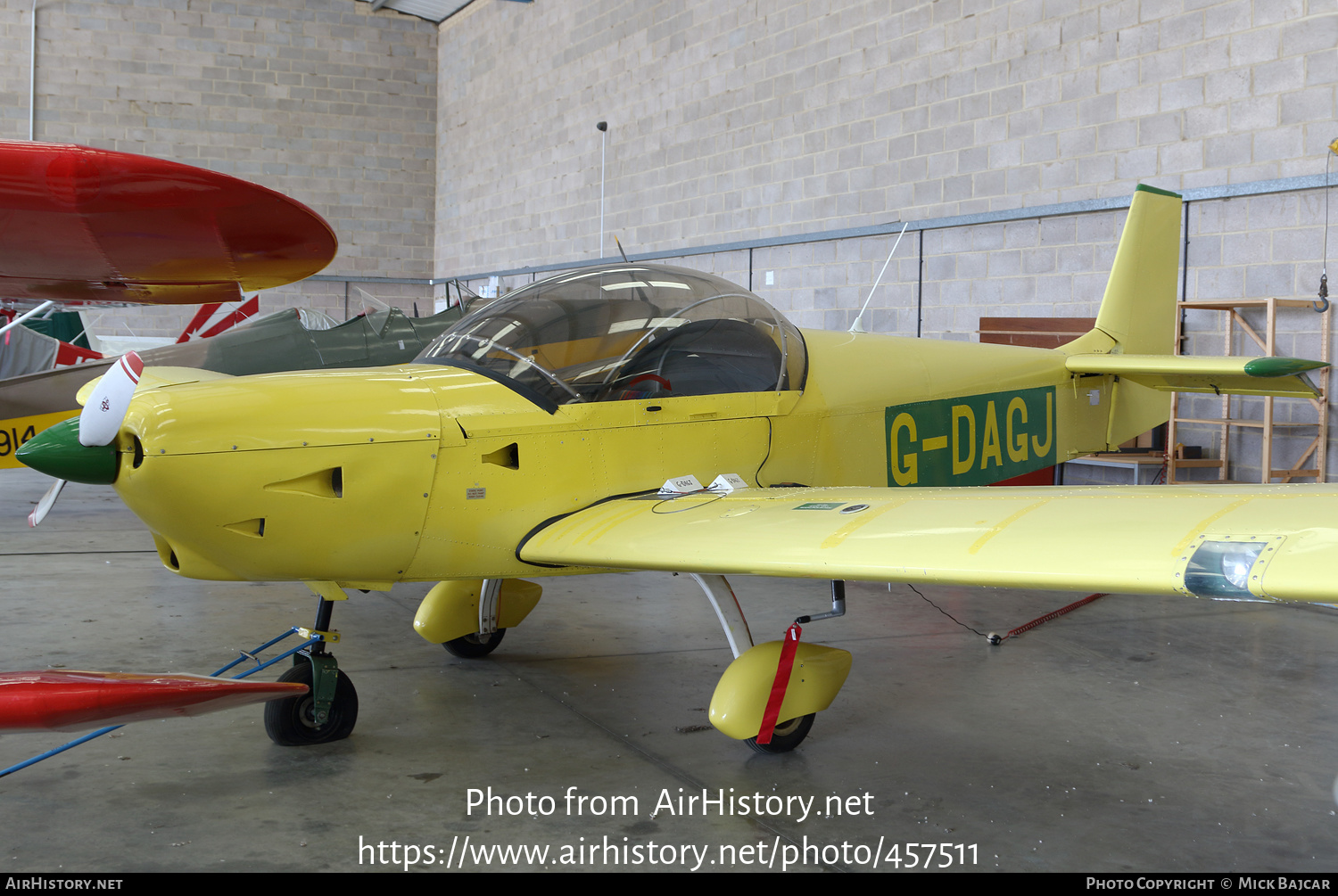 Aircraft Photo of G-DAGJ | Zenair CH-601 XL Zodiac | AirHistory.net #457511