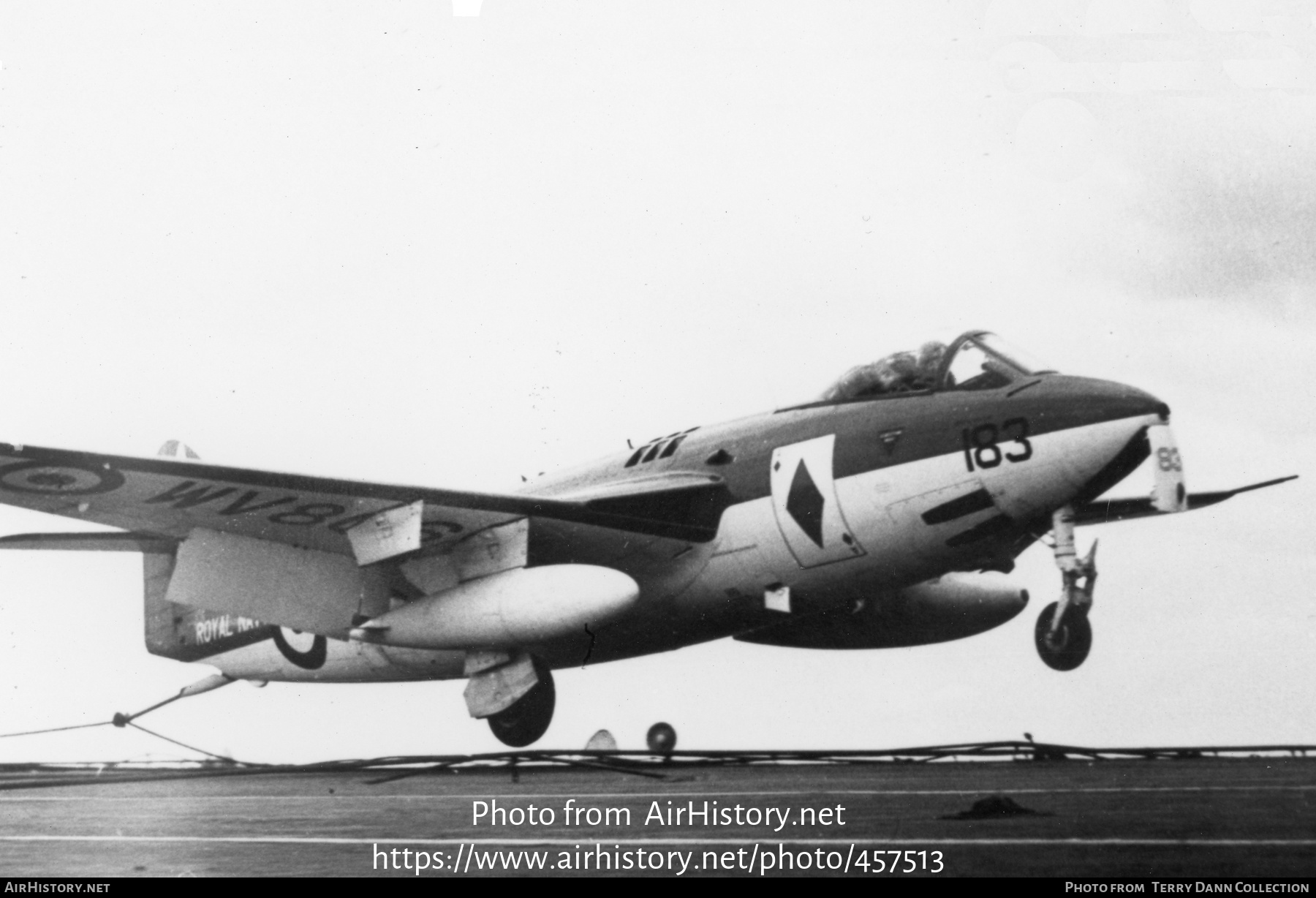 Aircraft Photo of WV806 | Hawker Sea Hawk FGA6 | UK - Navy | AirHistory.net #457513