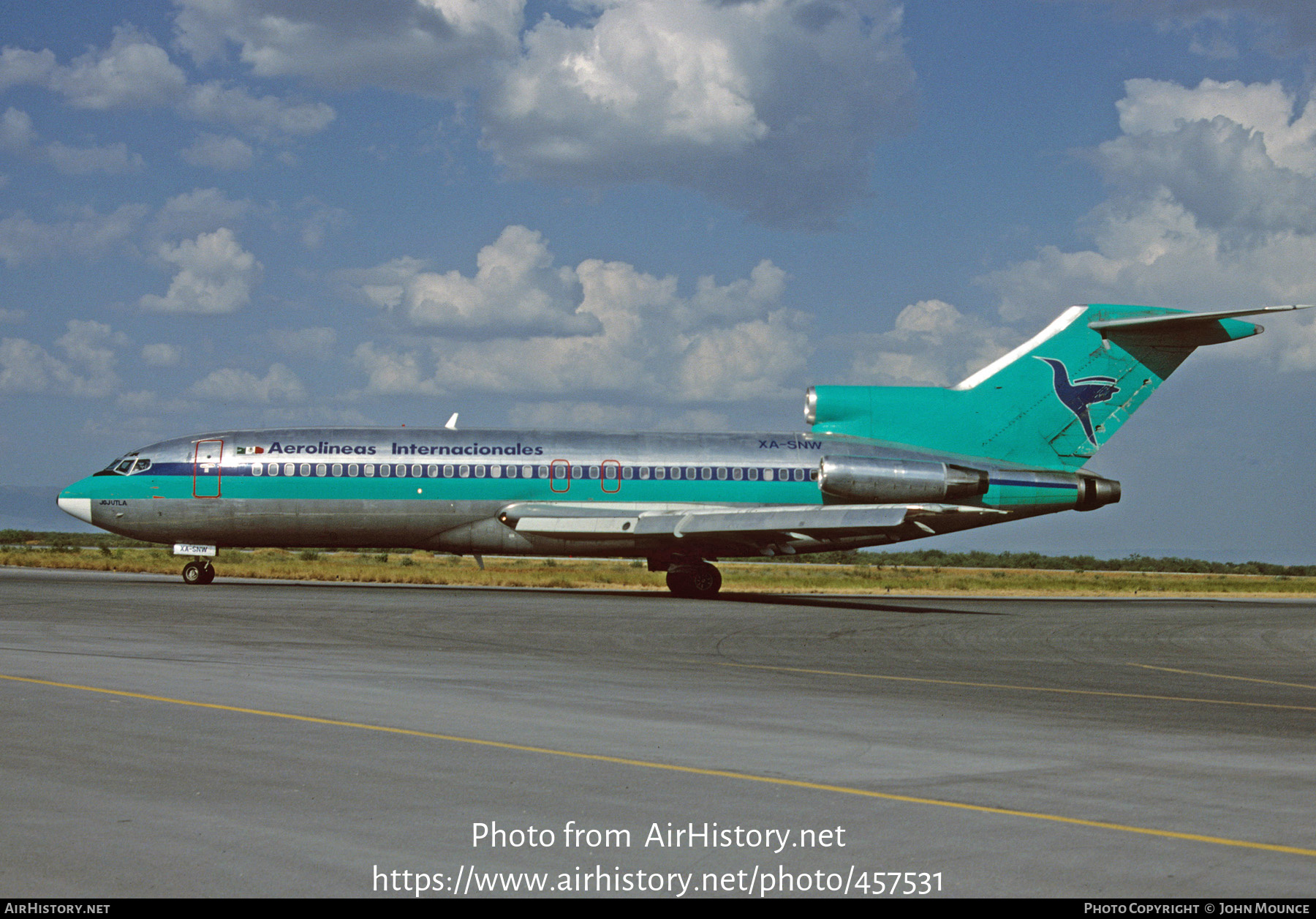 Aircraft Photo of XA-SNW | Boeing 727-23 | Aerolíneas Internacionales | AirHistory.net #457531