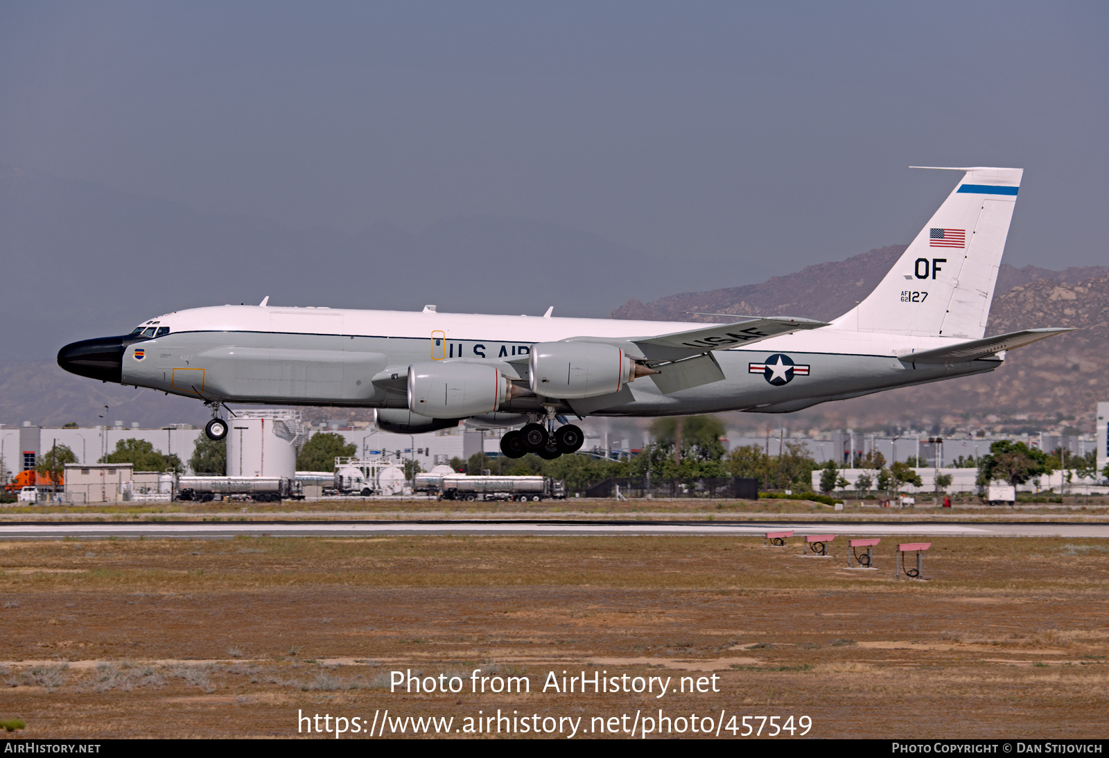 Aircraft Photo of 62-4127 / AF62-127 | Boeing TC-135W | USA - Air Force | AirHistory.net #457549