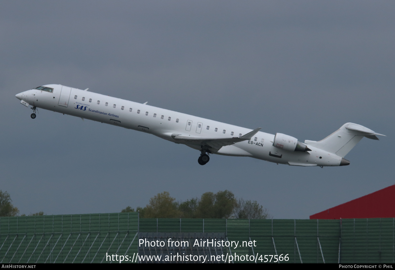 Aircraft Photo of ES-ACN | Bombardier CRJ-900LR (CL-600-2D24) | Scandinavian Airlines - SAS | AirHistory.net #457566