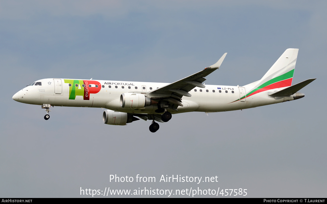 Aircraft Photo of LZ-PLO | Embraer 190STD (ERJ-190-100STD) | TAP Air Portugal Express | AirHistory.net #457585