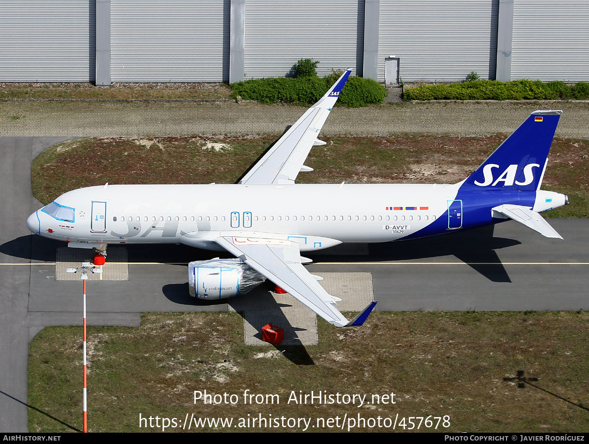 Aircraft Photo of D-AVVT / EI-SIN | Airbus A320-251N | Scandinavian Airlines - SAS | AirHistory.net #457678