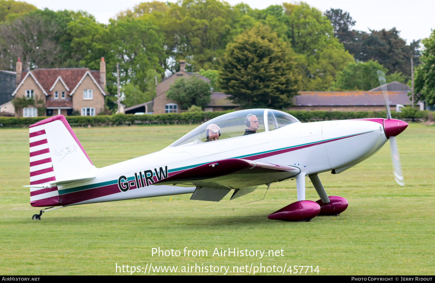 Aircraft Photo of G-IIRW | Van's RV-8 | AirHistory.net #457714