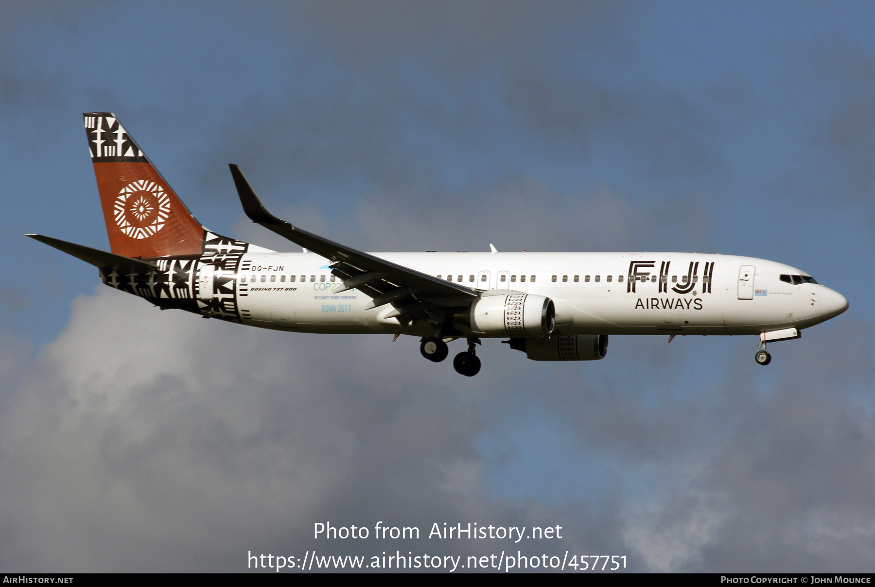 Aircraft Photo of DQ-FJN | Boeing 737-808 | Fiji Airways | AirHistory.net #457751