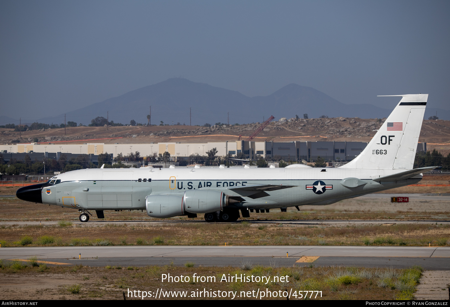 Aircraft Photo of 61-2663 / AF61-663 | Boeing RC-135S | USA - Air Force | AirHistory.net #457771