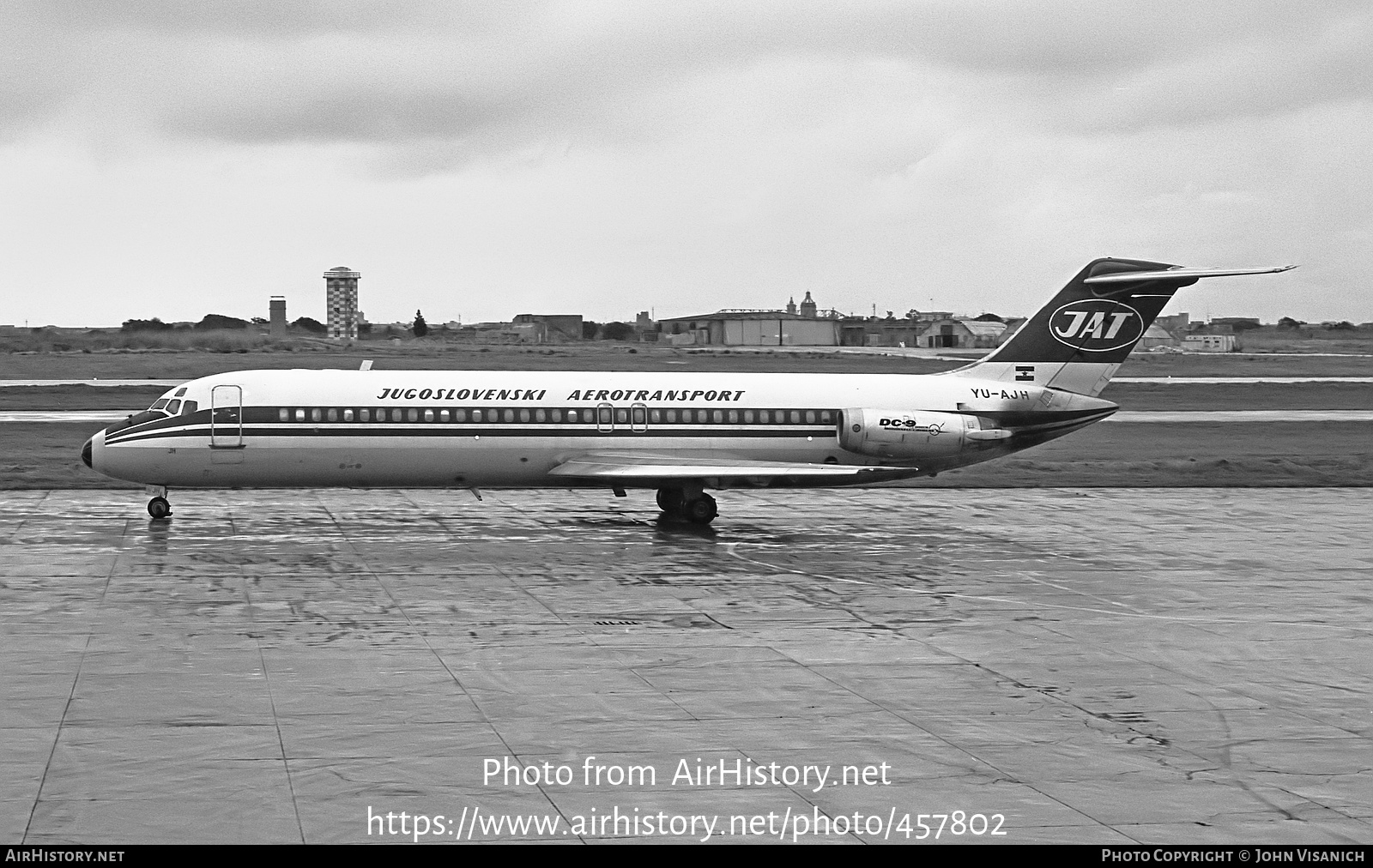 Aircraft Photo of YU-AJH | McDonnell Douglas DC-9-32 | JAT Yugoslav Airlines - Jugoslovenski Aerotransport | AirHistory.net #457802