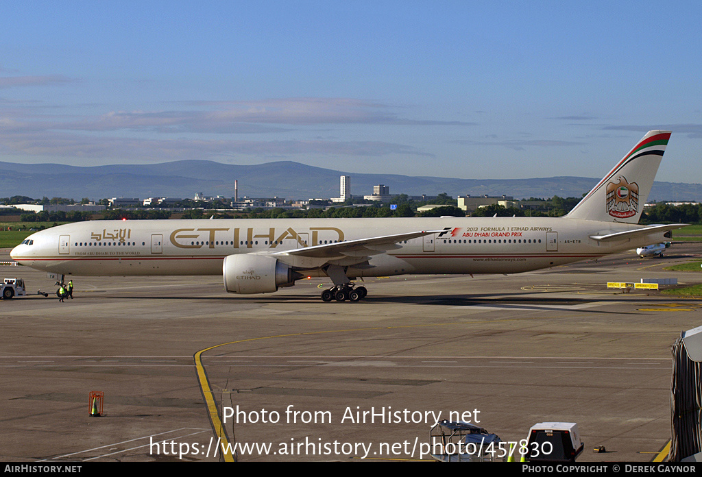 Aircraft Photo of A6-ETB | Boeing 777-3FX/ER | Etihad Airways | AirHistory.net #457830