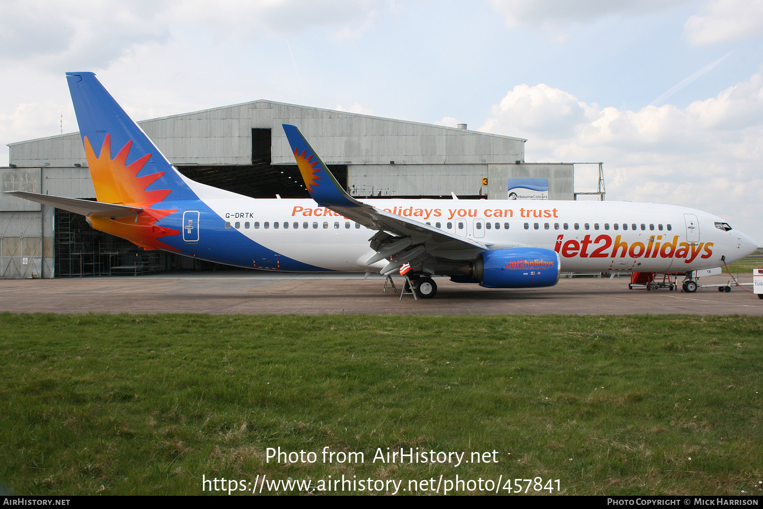 Aircraft Photo of G-DRTK | Boeing 737-8KN | Jet2 Holidays | AirHistory.net #457841