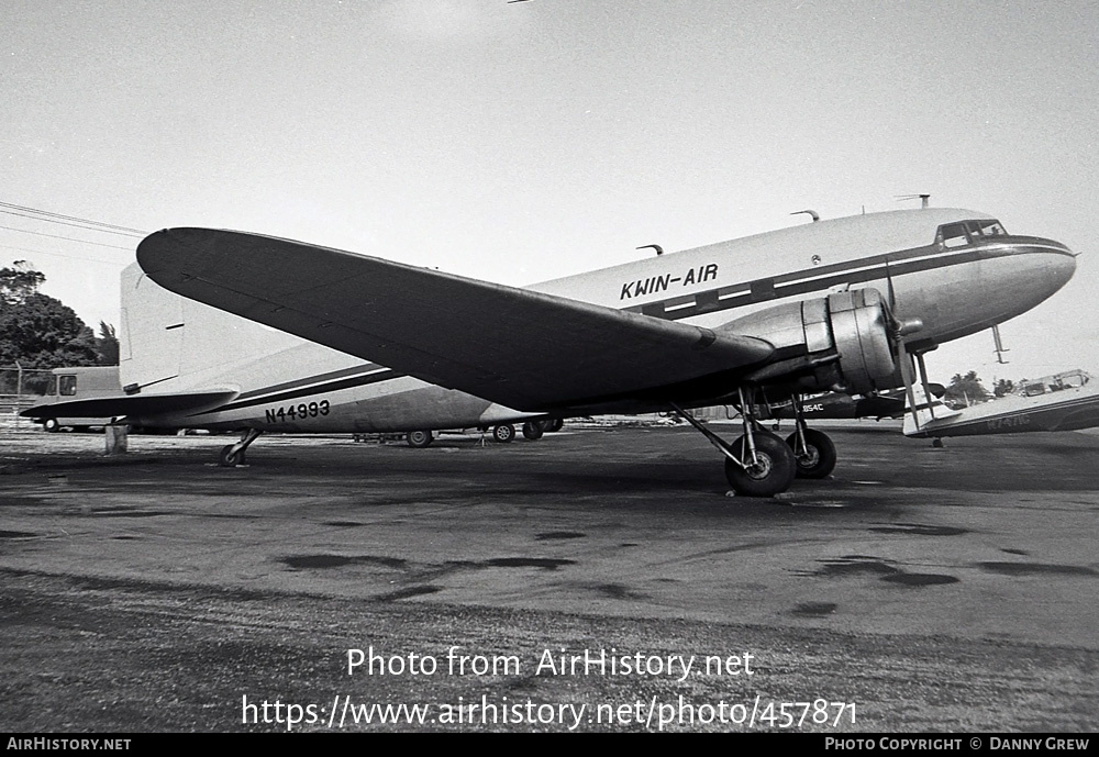 Aircraft Photo of N44993 | Douglas C-49J | Kwin Air | AirHistory.net #457871