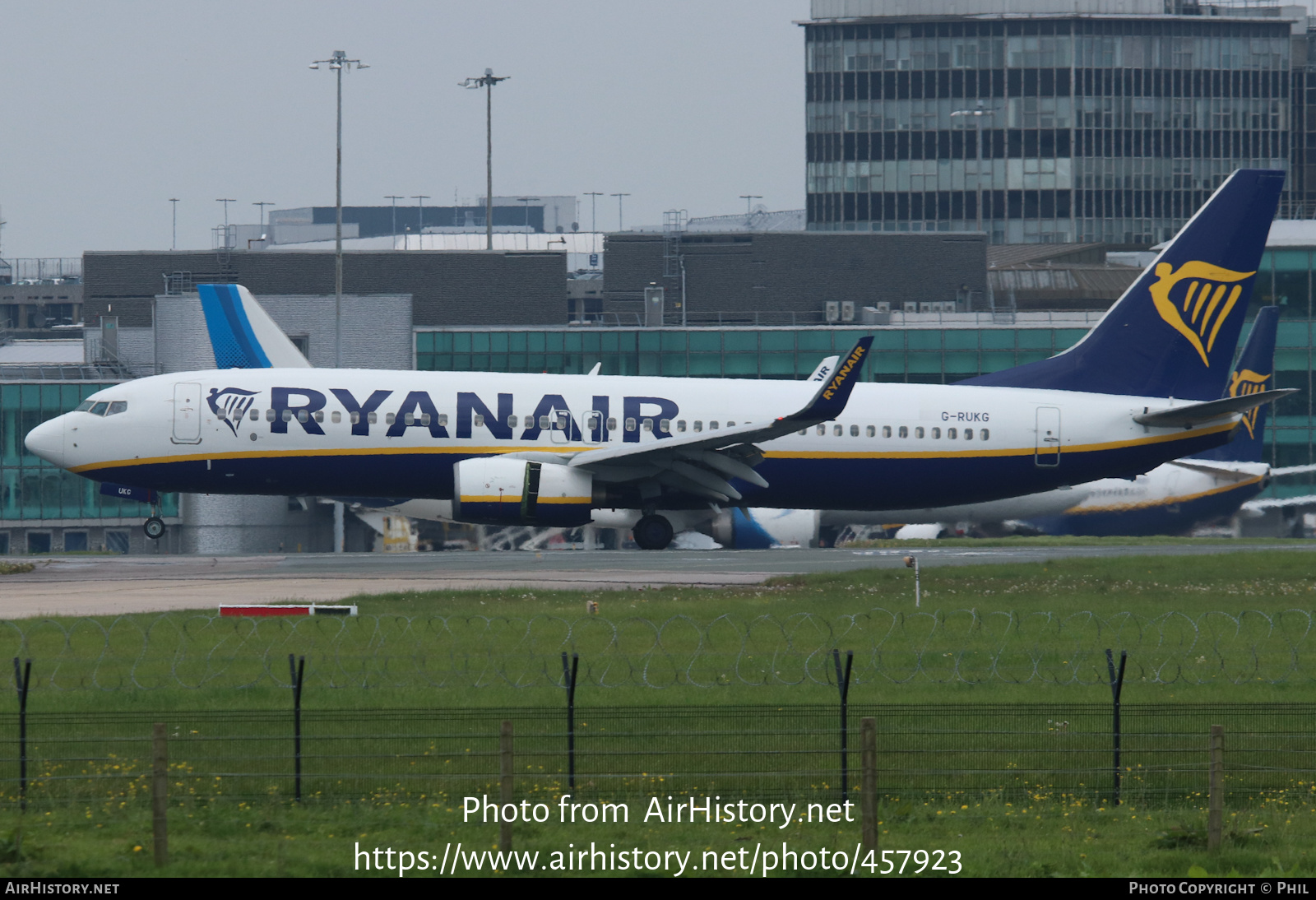 Aircraft Photo of G-RUKG | Boeing 737-8AS | Ryanair | AirHistory.net #457923