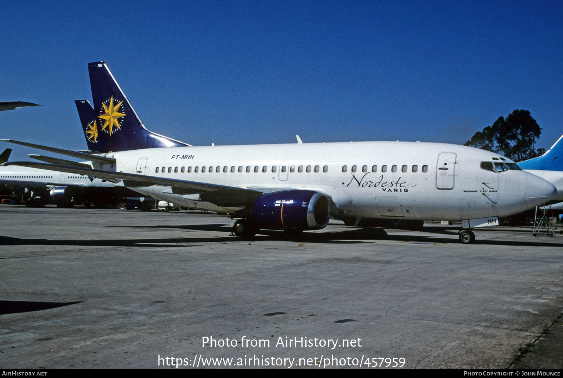 Aircraft Photo of PT-MNH | Boeing 737-5Y0 | Nordeste Linhas Aereas | AirHistory.net #457959