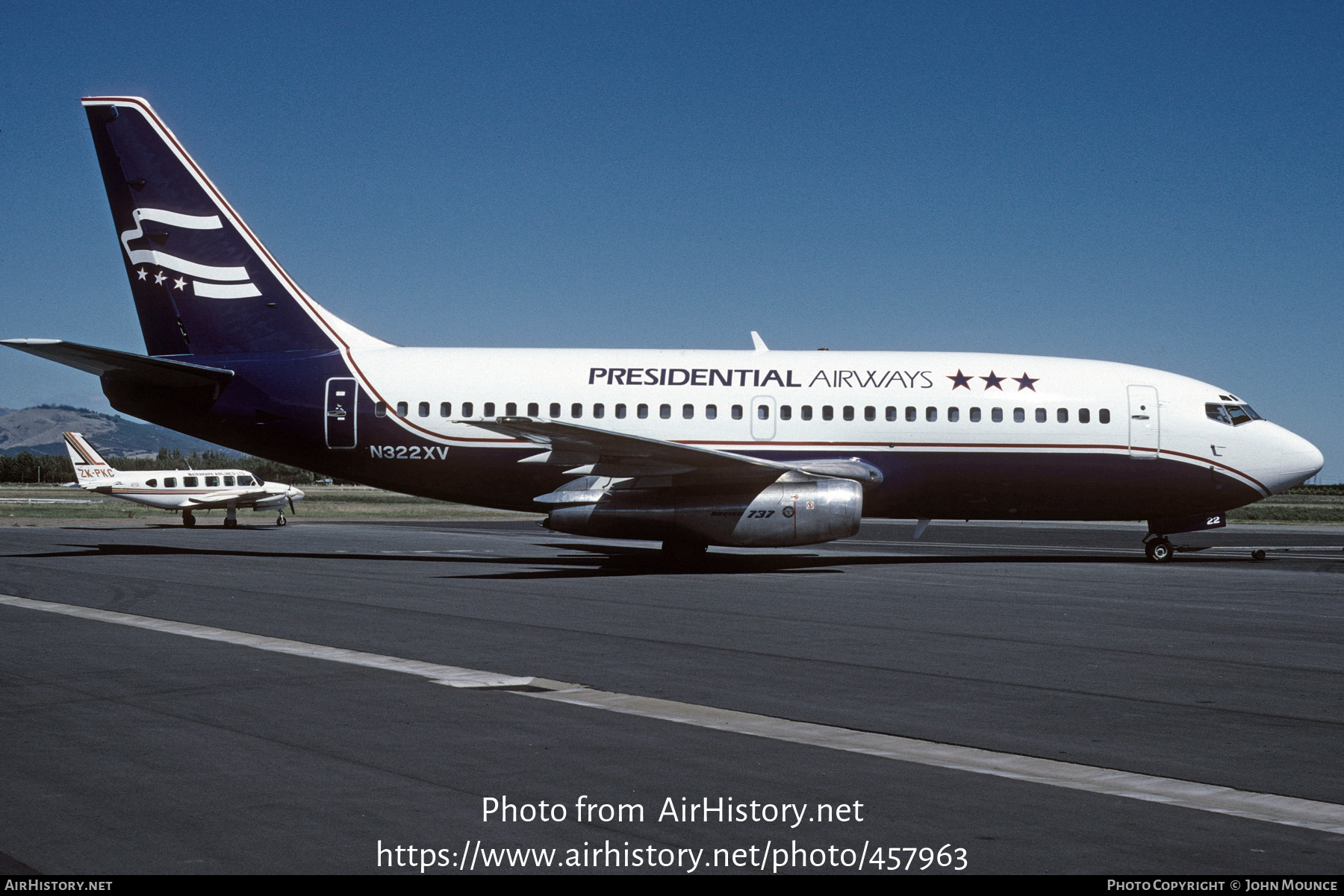 Aircraft Photo of N322XV | Boeing 737-219 | Presidential Airways | AirHistory.net #457963