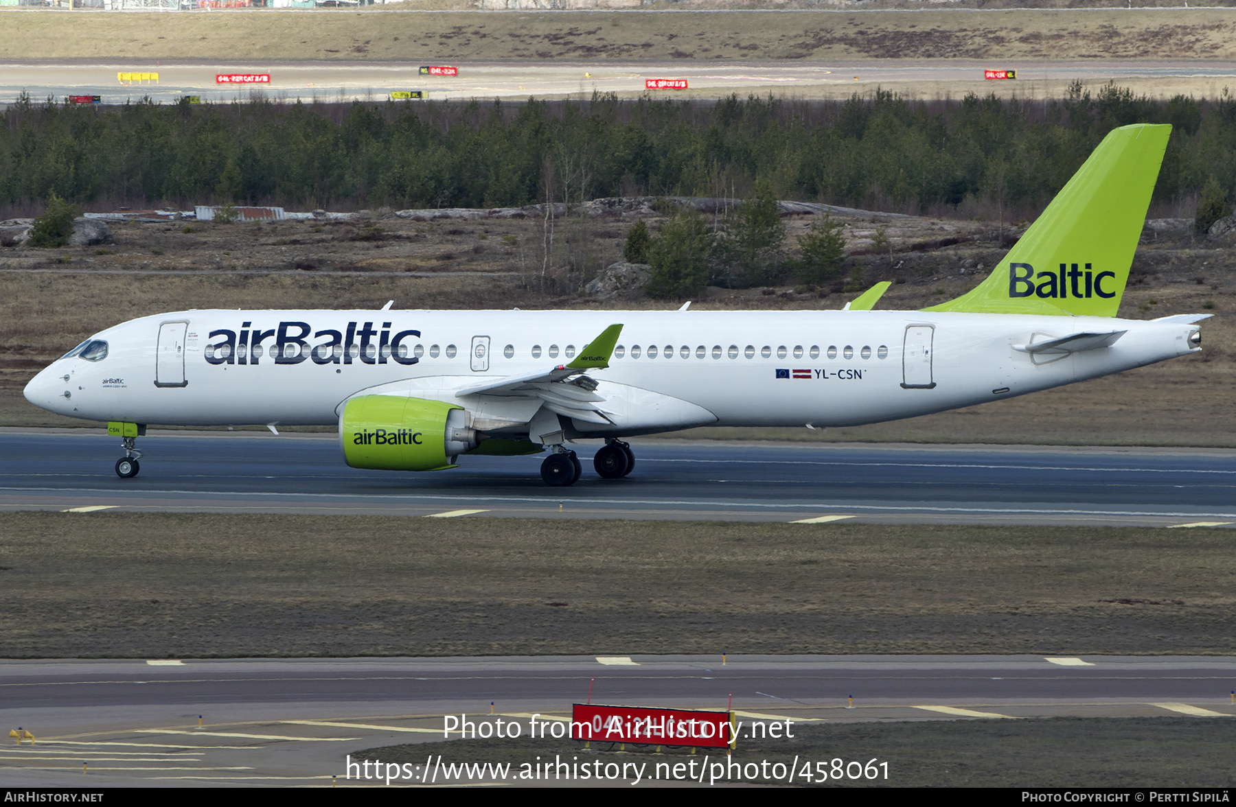 Aircraft Photo of YL-CSN | Airbus A220-371 (BD-500-1A11) | AirBaltic | AirHistory.net #458061