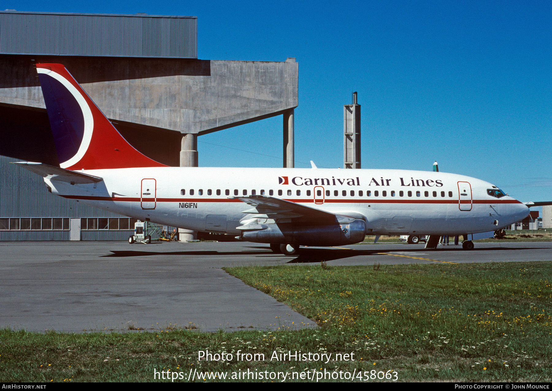 Aircraft Photo of N161FN | Boeing 737-212 | Carnival Air Lines | AirHistory.net #458063