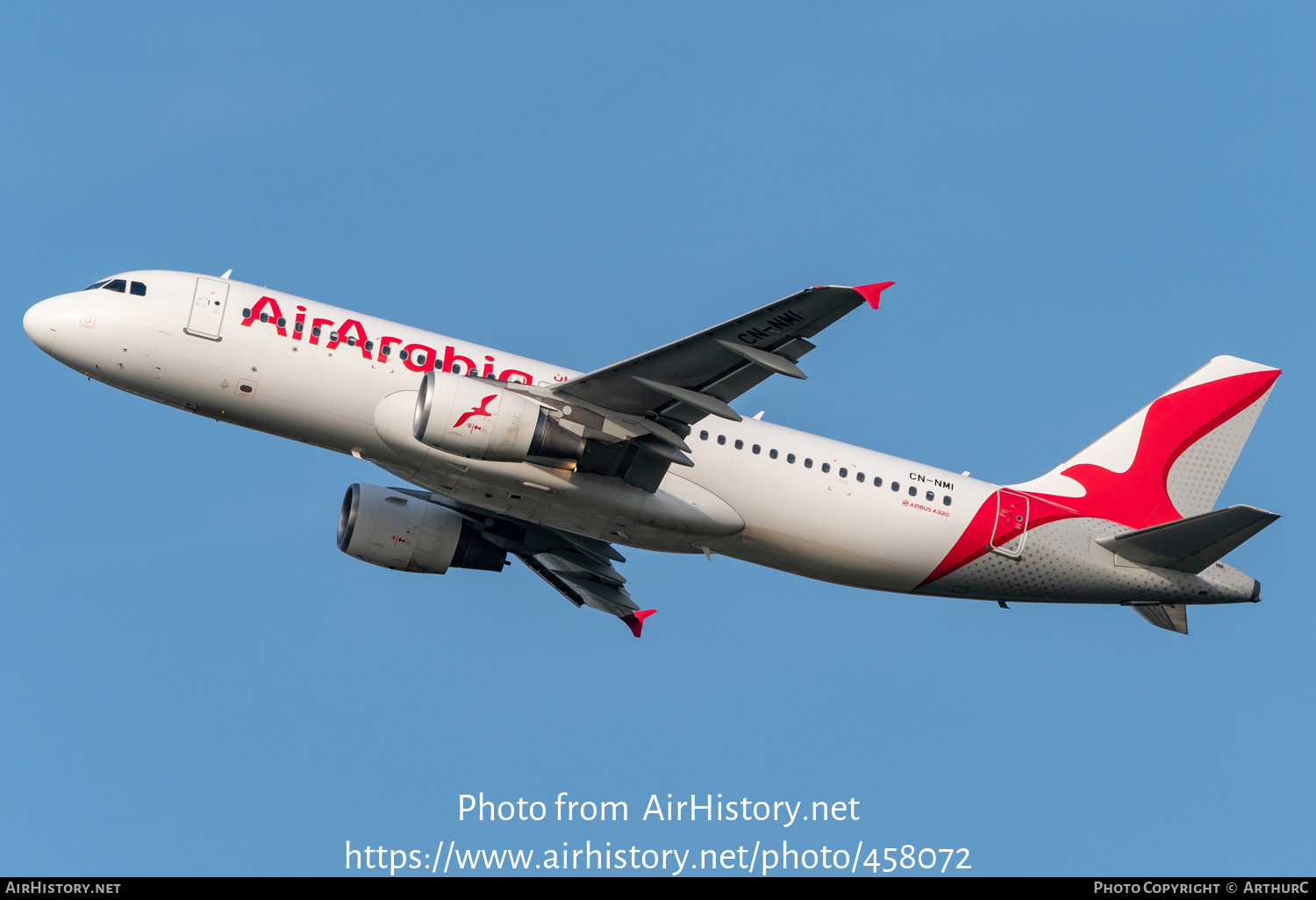 Aircraft Photo of CN-NMI | Airbus A320-214 | Air Arabia | AirHistory.net #458072