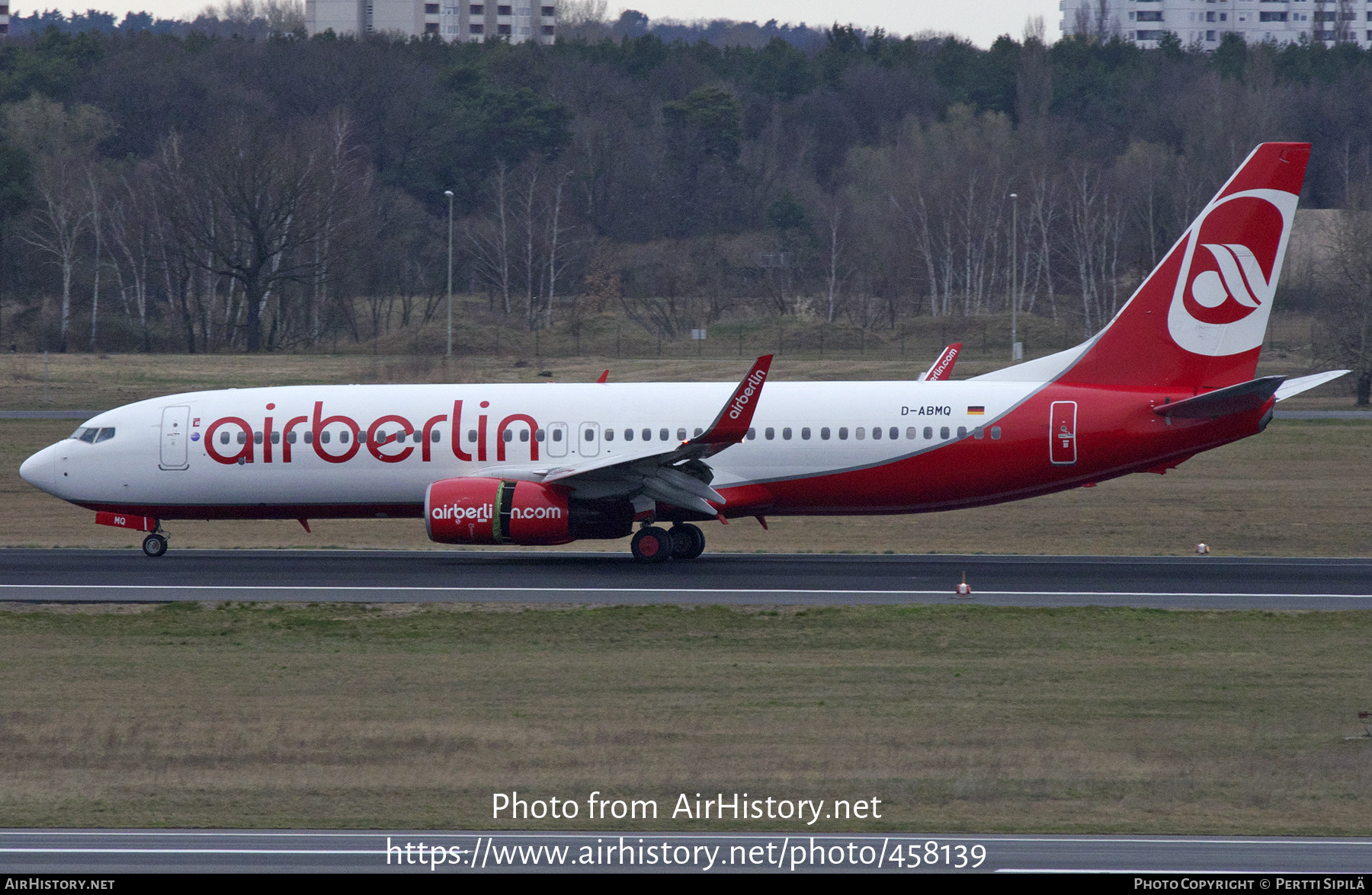 Aircraft Photo of D-ABMQ | Boeing 737-86J | Air Berlin | AirHistory.net #458139