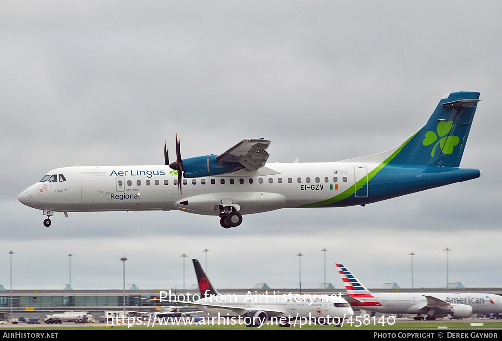 Aircraft Photo of EI-GZV | ATR ATR-72-600 (ATR-72-212A) | Aer Lingus Regional | AirHistory.net #458140