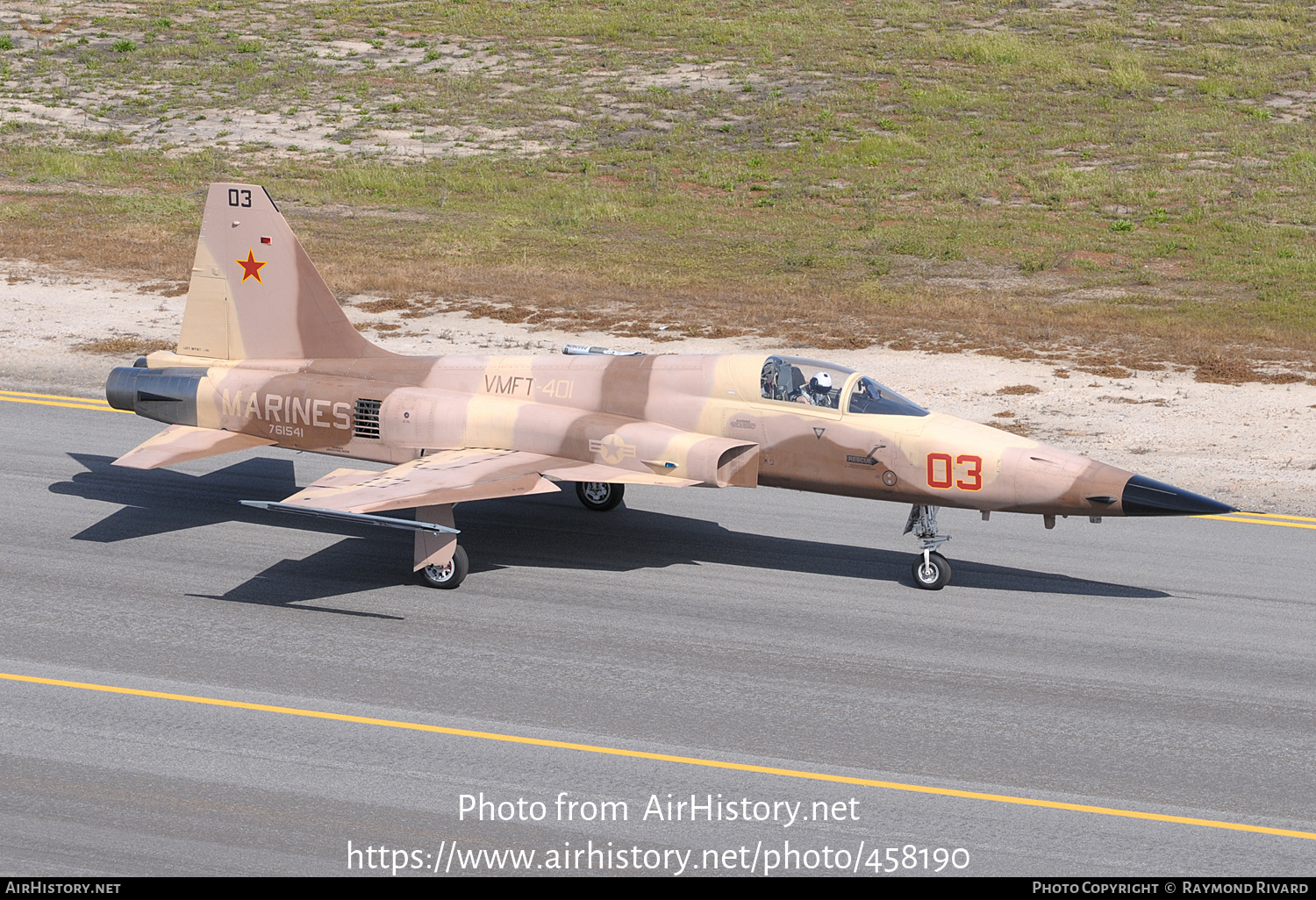 Aircraft Photo of 761541 | Northrop F-5N Tiger II | USA - Marines | AirHistory.net #458190