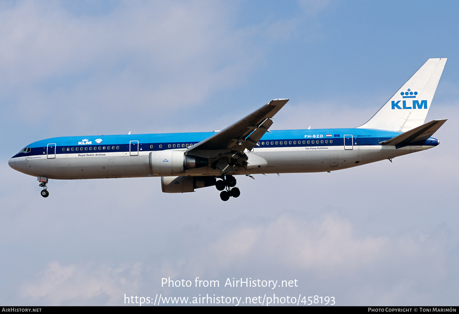 Aircraft Photo of PH-BZD | Boeing 767-306/ER | KLM - Royal Dutch Airlines | AirHistory.net #458193