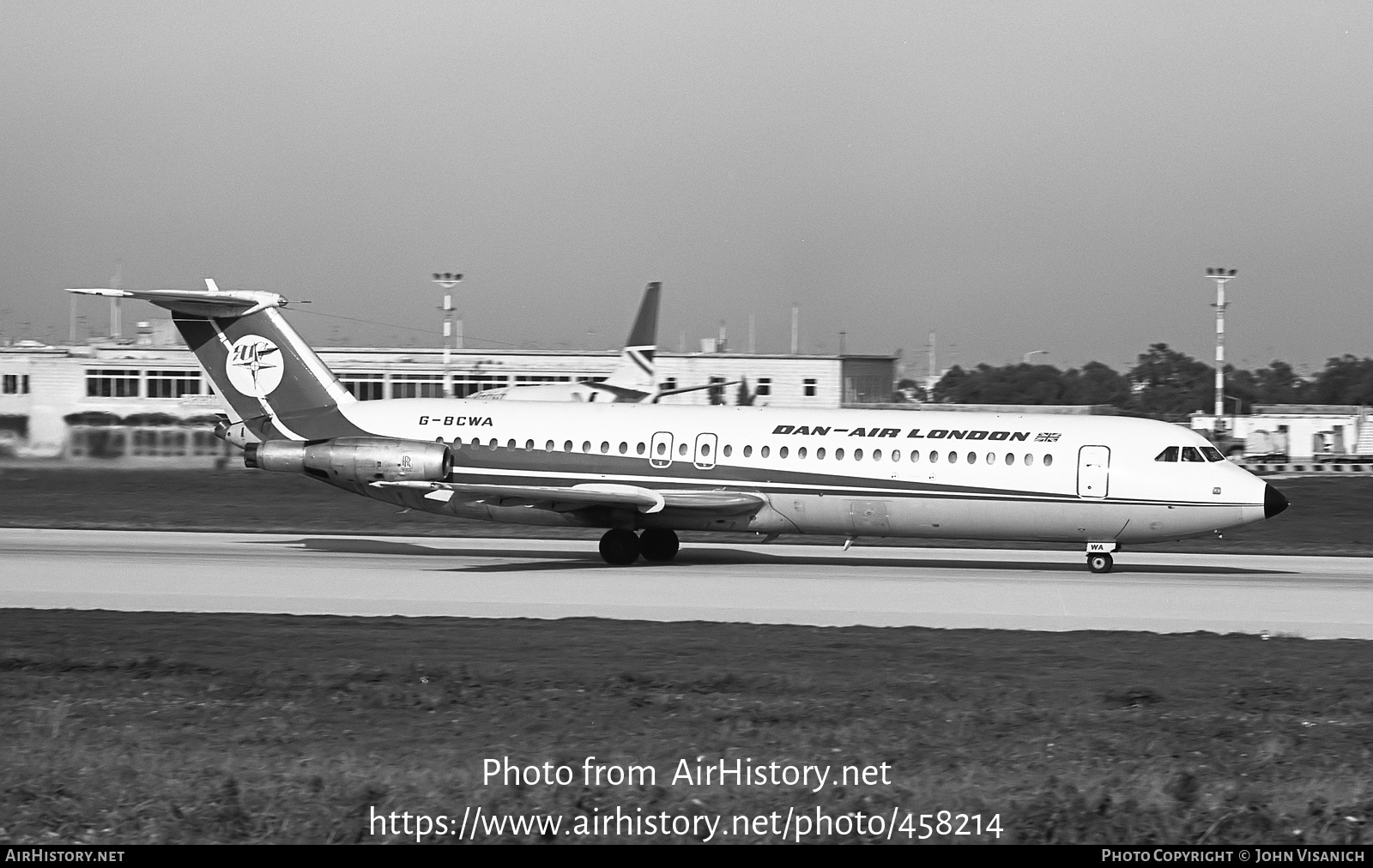 Aircraft Photo of G-BCWA | BAC 111-518FG One-Eleven | Dan-Air London | AirHistory.net #458214