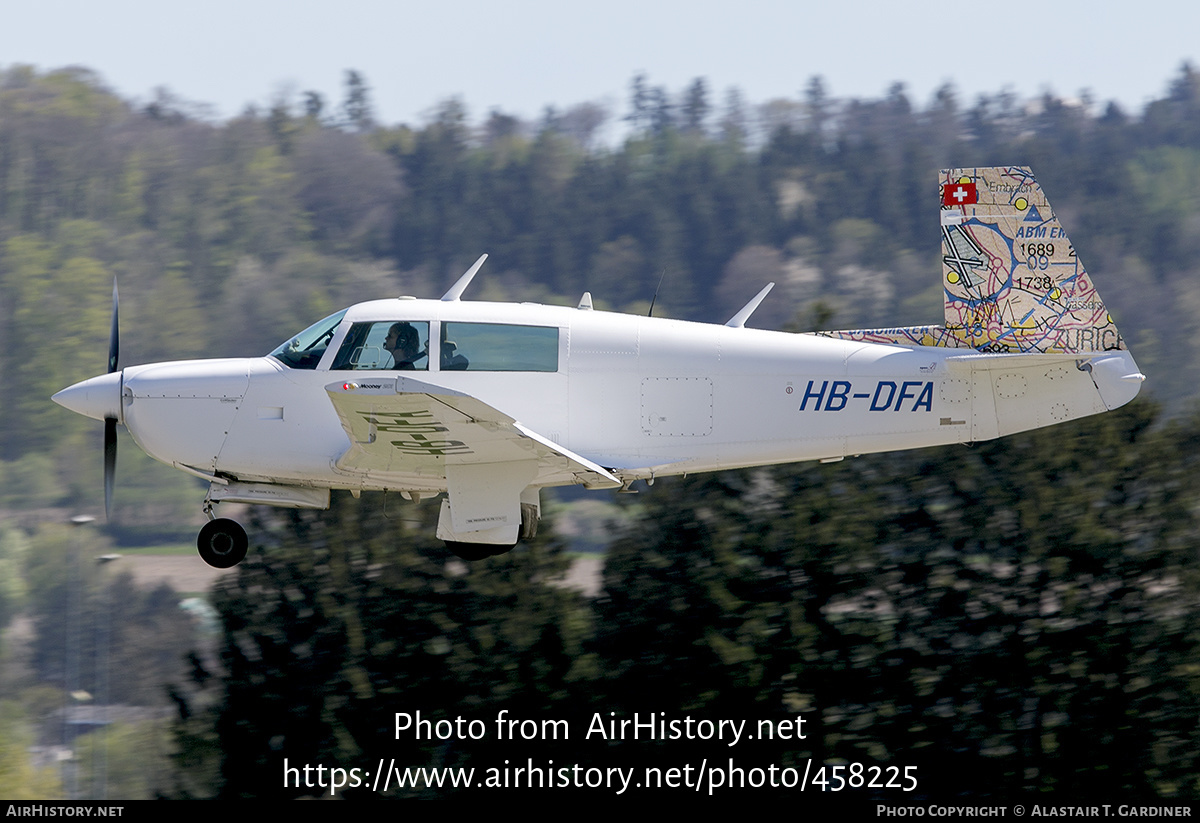 Aircraft Photo of HB-DFA | Mooney M-20J 201 | AirHistory.net #458225