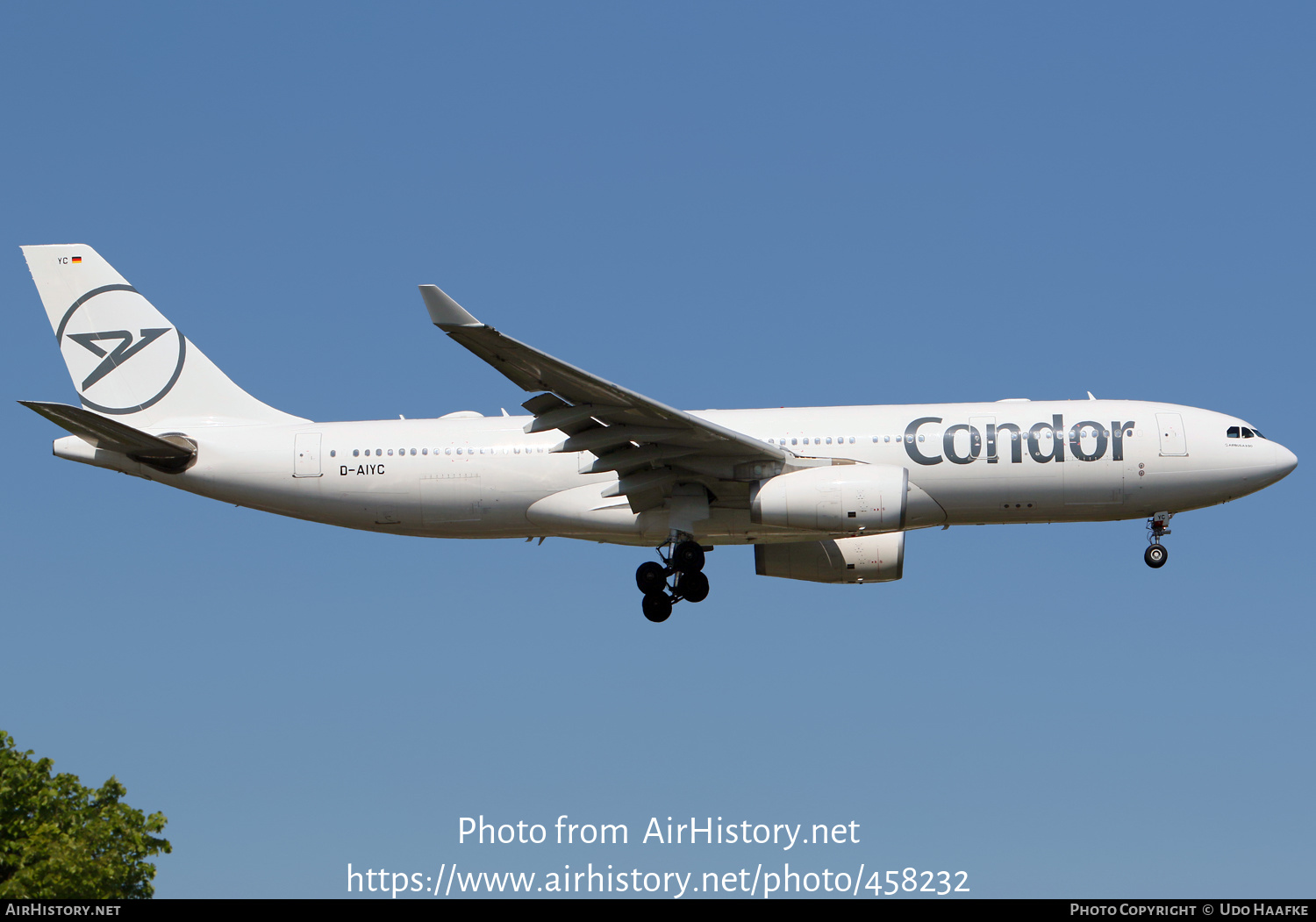 Aircraft Photo of D-AIYC | Airbus A330-243 | Condor Flugdienst | AirHistory.net #458232