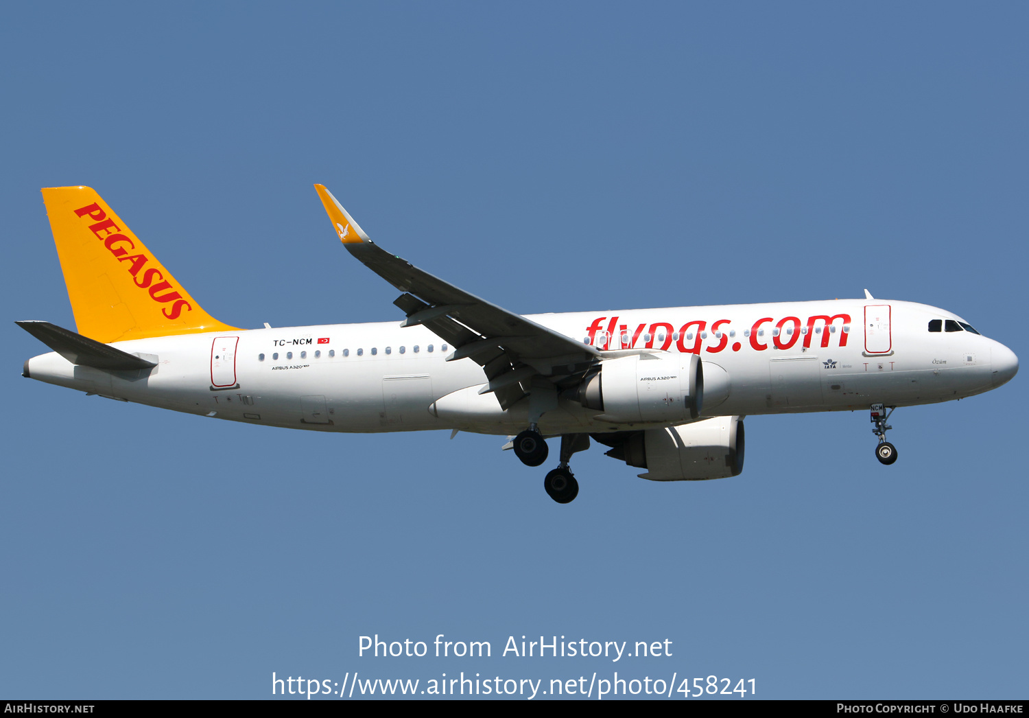 Aircraft Photo of TC-NCM | Airbus A320-251N | Pegasus Airlines | AirHistory.net #458241