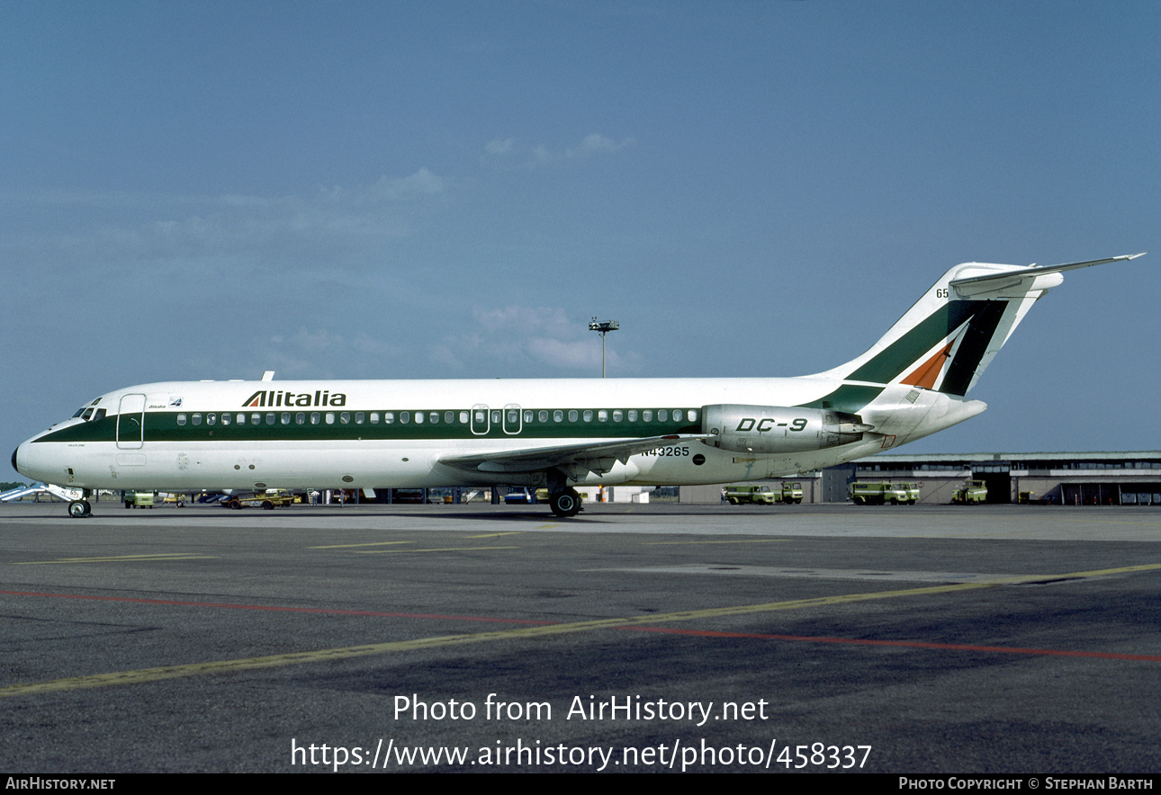 Aircraft Photo of N43265 | McDonnell Douglas DC-9-32 | Alitalia | AirHistory.net #458337