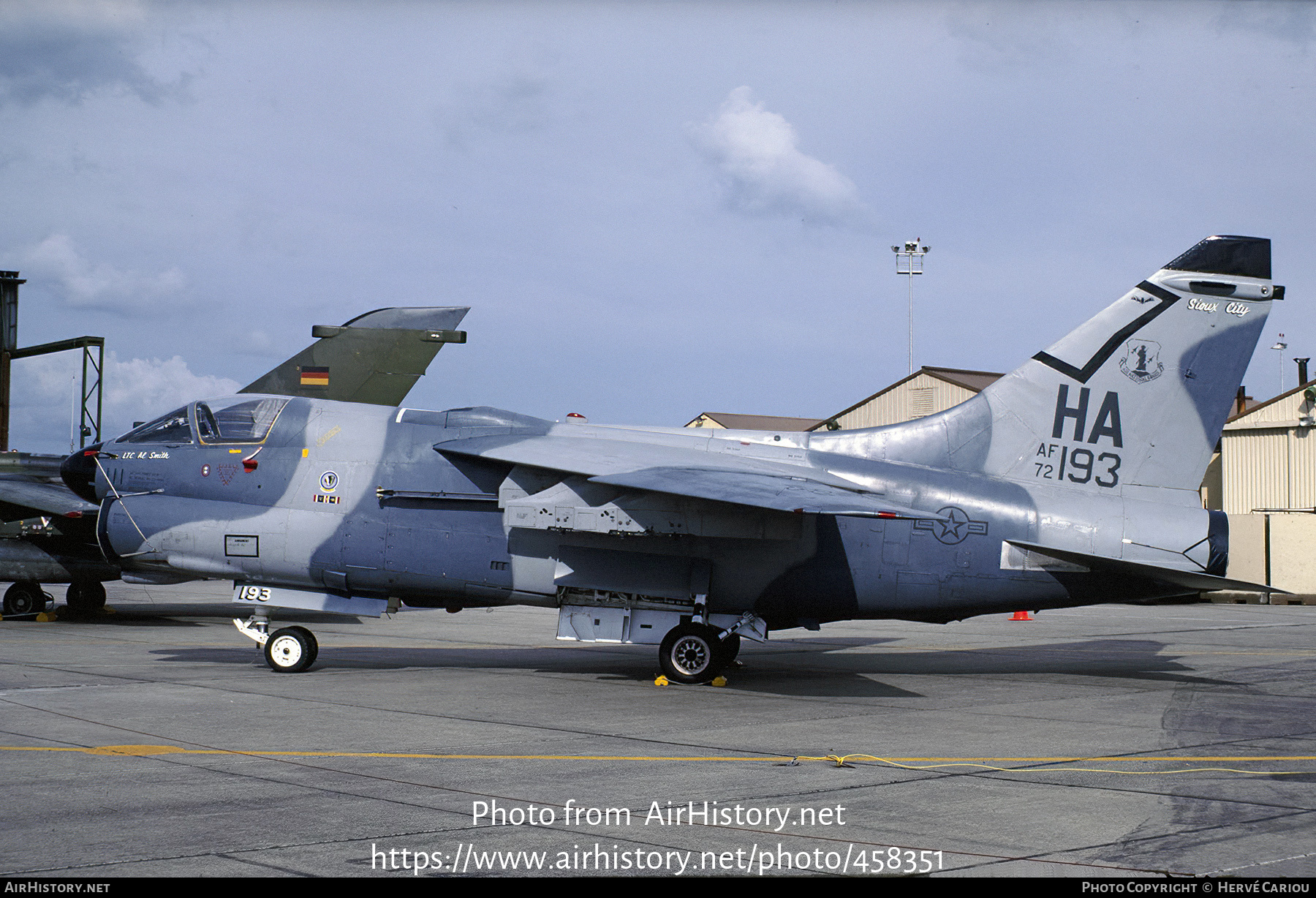 Aircraft Photo of 72-0193 / AF72-193 | LTV A-7D Corsair II | USA - Air Force | AirHistory.net #458351