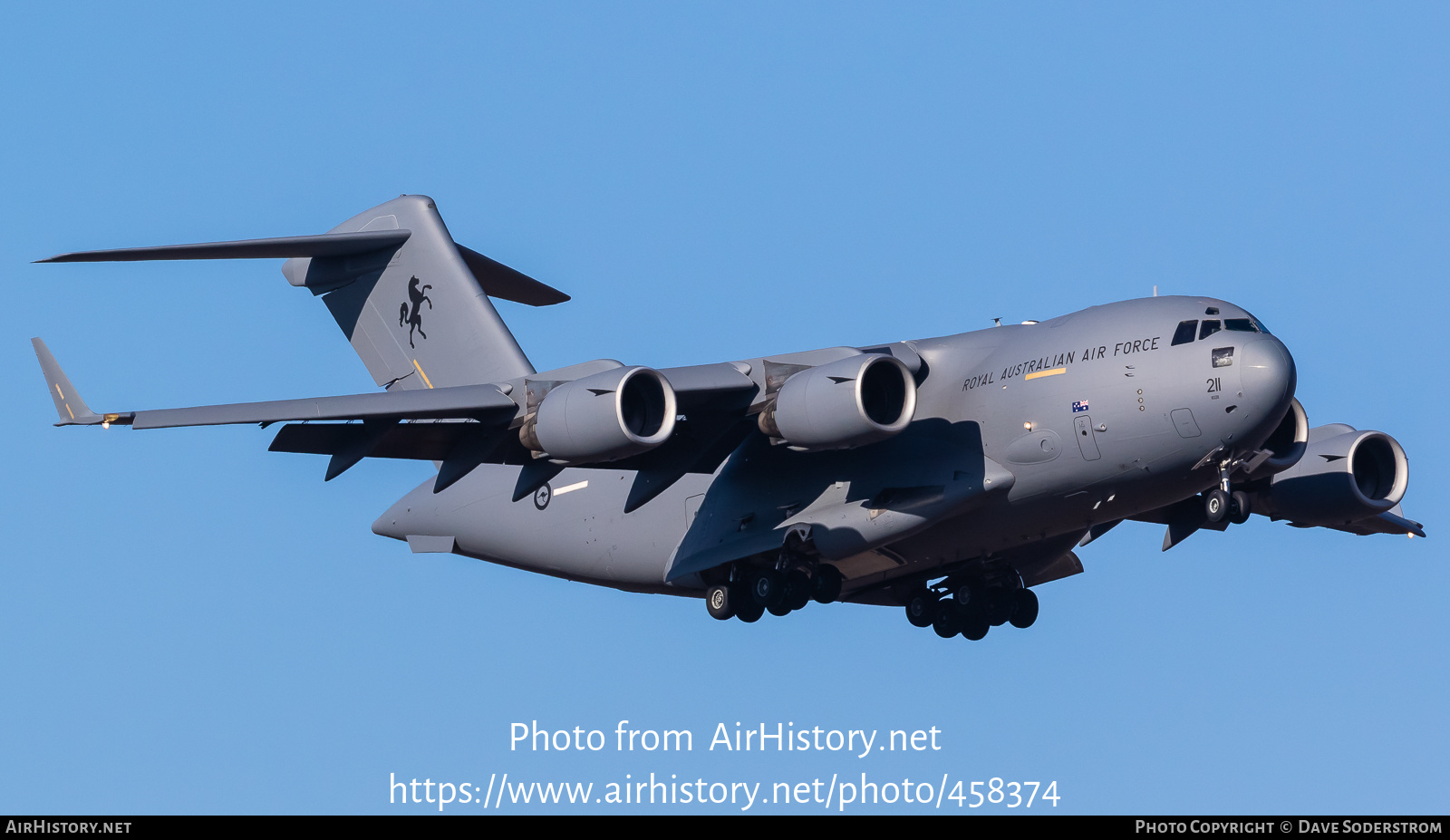 Aircraft Photo of A41-211 | Boeing C-17A Globemaster III | Australia - Air Force | AirHistory.net #458374