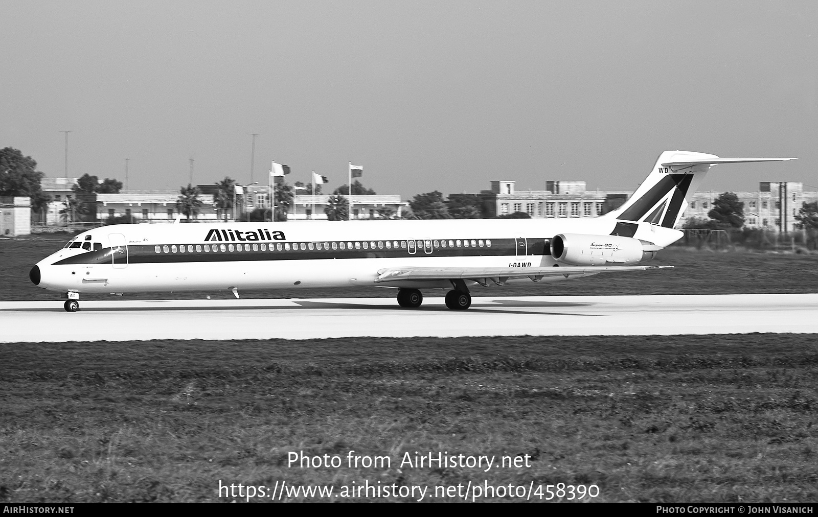 Aircraft Photo of I-DAWD | McDonnell Douglas MD-82 (DC-9-82) | Alitalia | AirHistory.net #458390