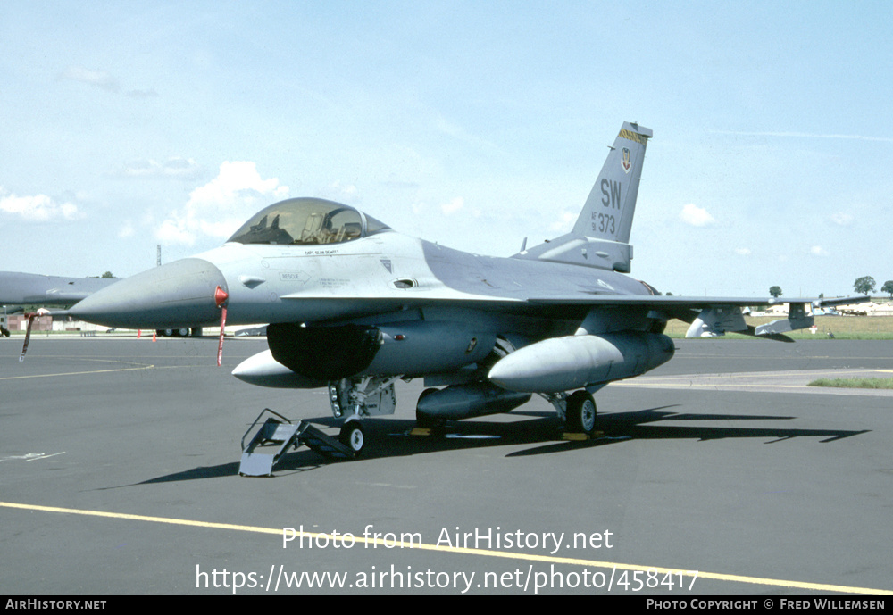 Aircraft Photo of 91-0373 / AF91-373 | General Dynamics F-16CM Fighting Falcon | USA - Air Force | AirHistory.net #458417