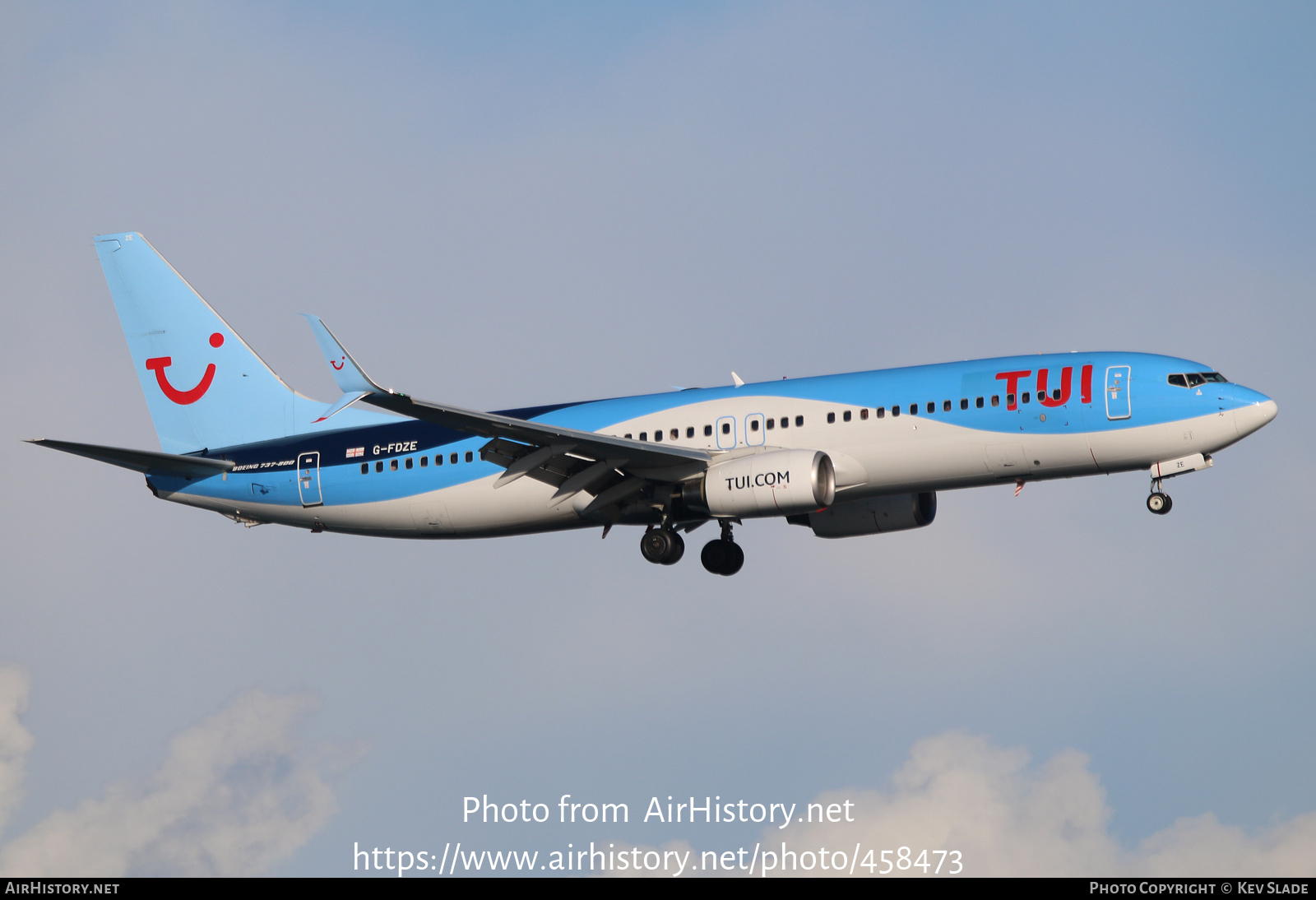 Aircraft Photo of G-FDZE | Boeing 737-8K5 | TUI | AirHistory.net #458473