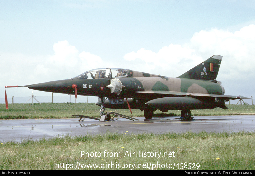 Aircraft Photo of BD01 | Dassault Mirage 5BD | Belgium - Air Force | AirHistory.net #458529