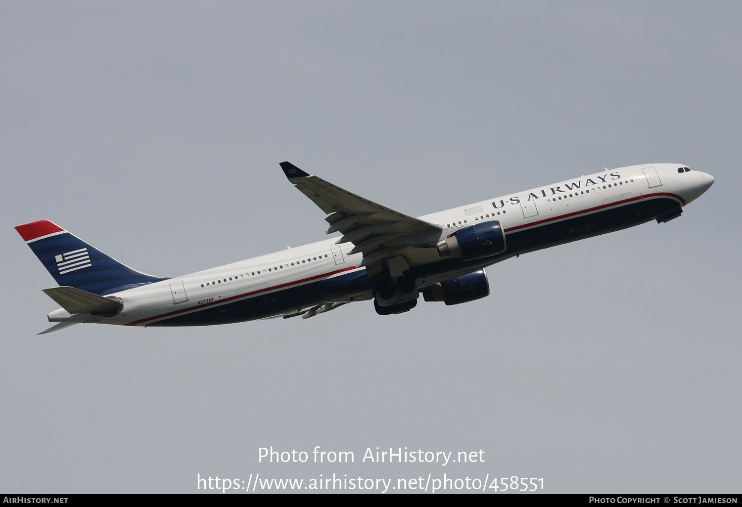 Aircraft Photo of N272AY | Airbus A330-323 | US Airways | AirHistory.net #458551