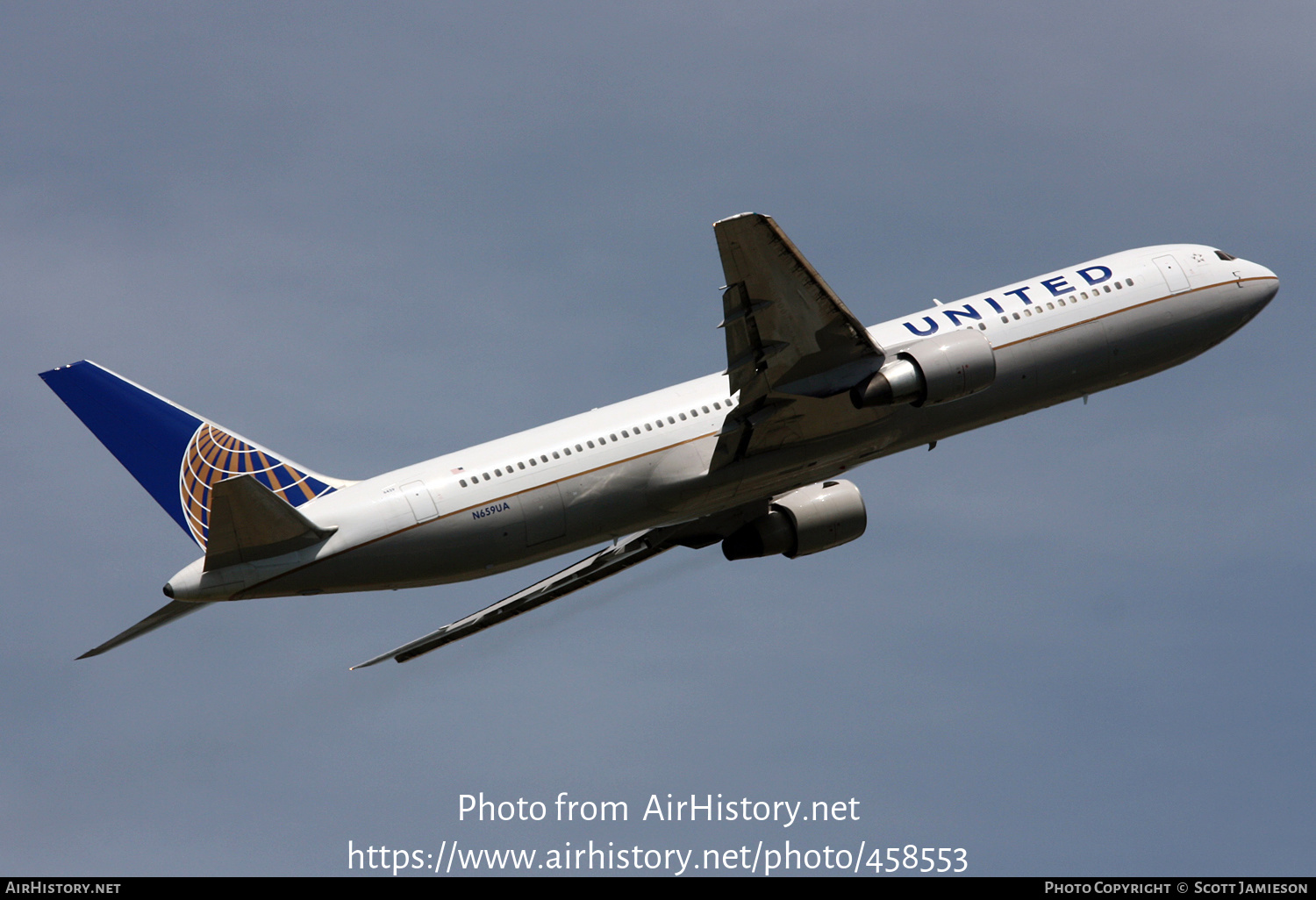 Aircraft Photo of N659UA | Boeing 767-322/ER | United Airlines | AirHistory.net #458553