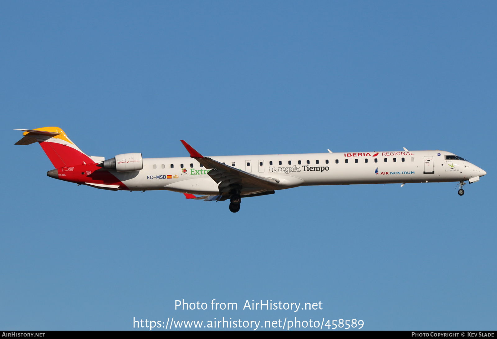 Aircraft Photo of EC-MSB | Bombardier CRJ-1000EL NG (CL-600-2E25) | Iberia Regional | AirHistory.net #458589