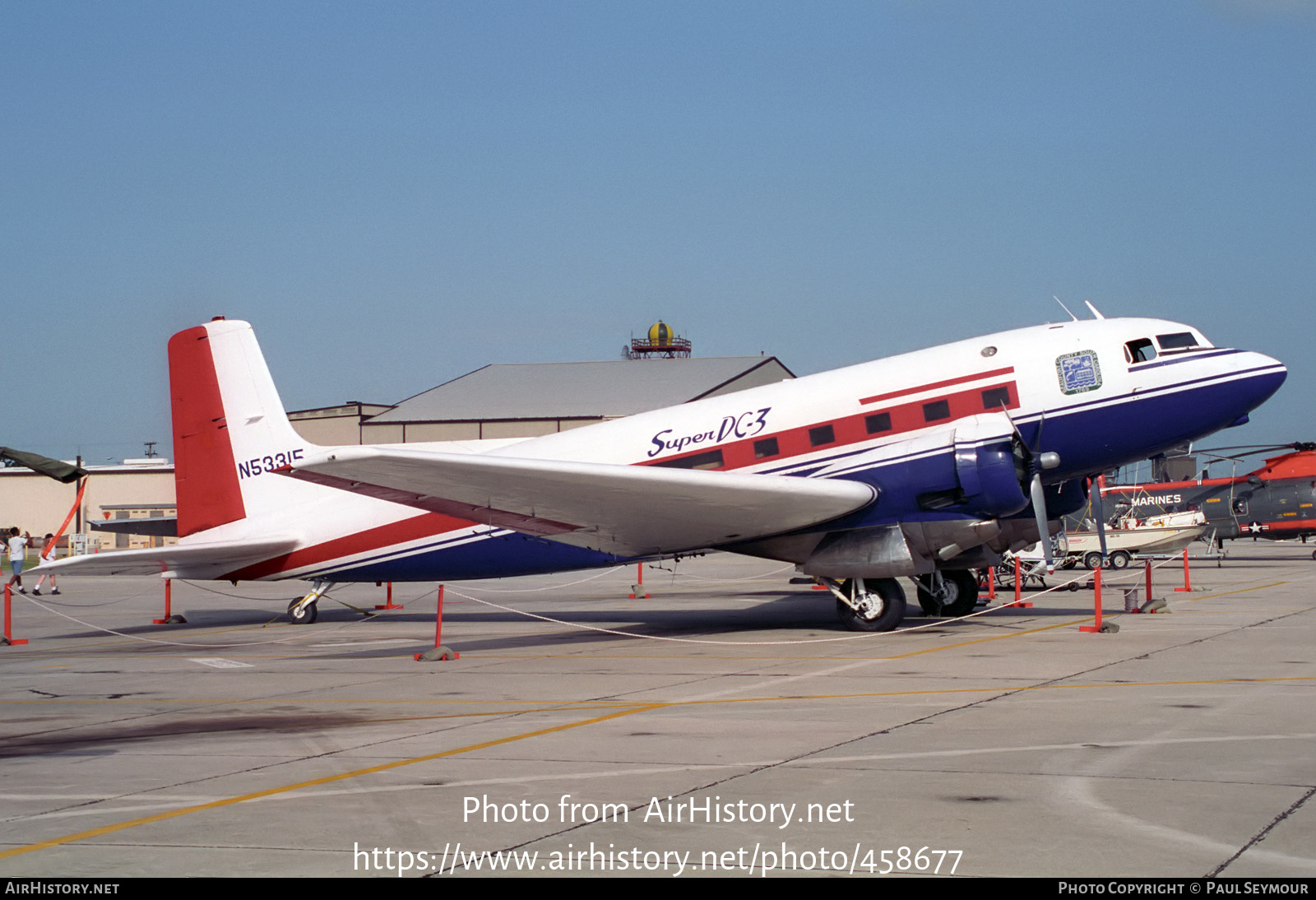 Aircraft Photo of N53315 | Douglas DC-3S Super DC-3 | Beaufort County Mosquito Control | AirHistory.net #458677