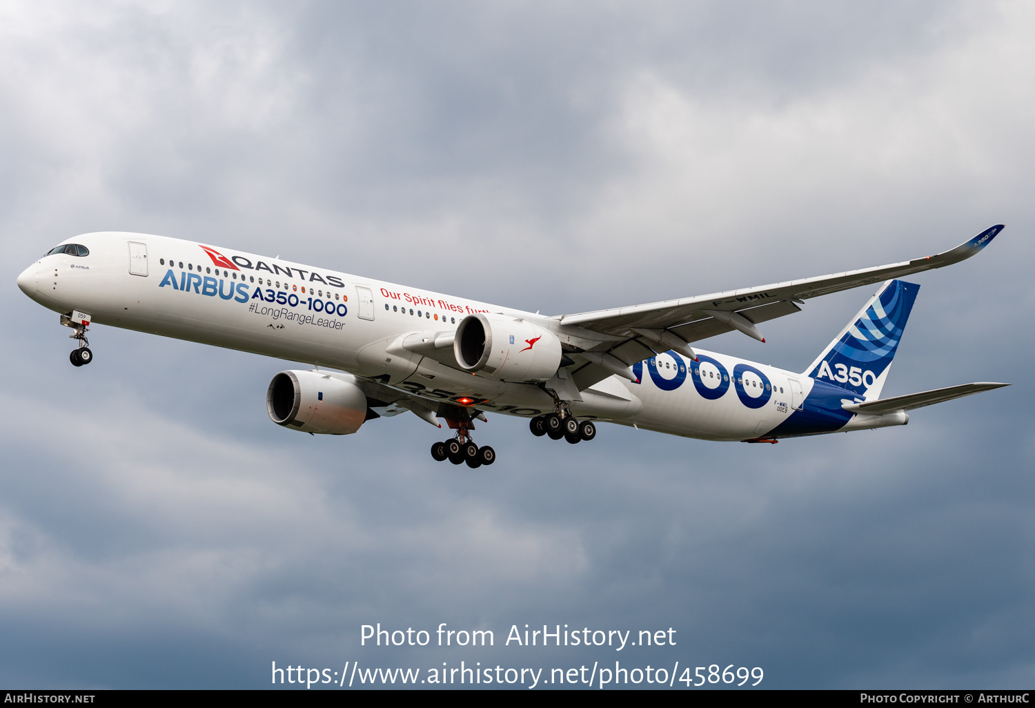 Aircraft Photo of F-WMIL | Airbus A350-1041 | Airbus | AirHistory.net #458699