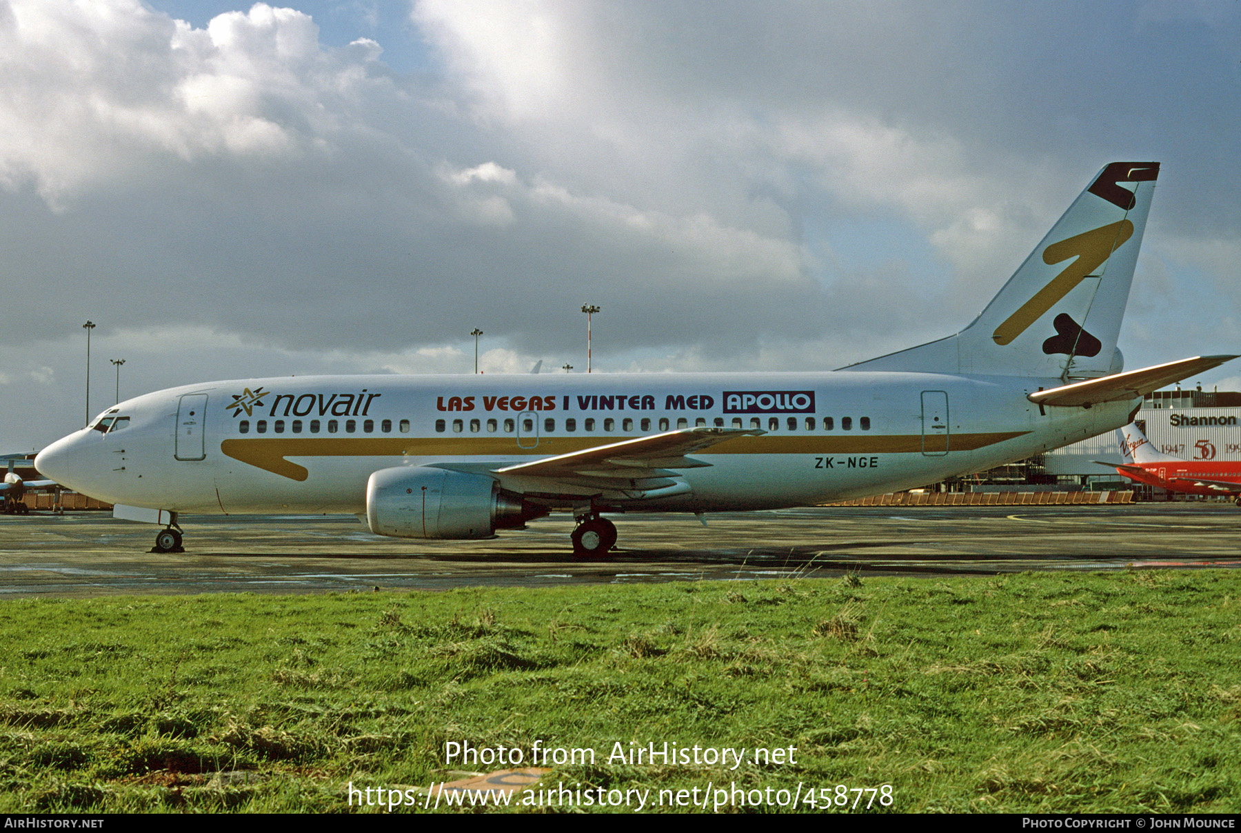 Aircraft Photo of ZK-NGE | Boeing 737-3U3 | Novair | AirHistory.net #458778