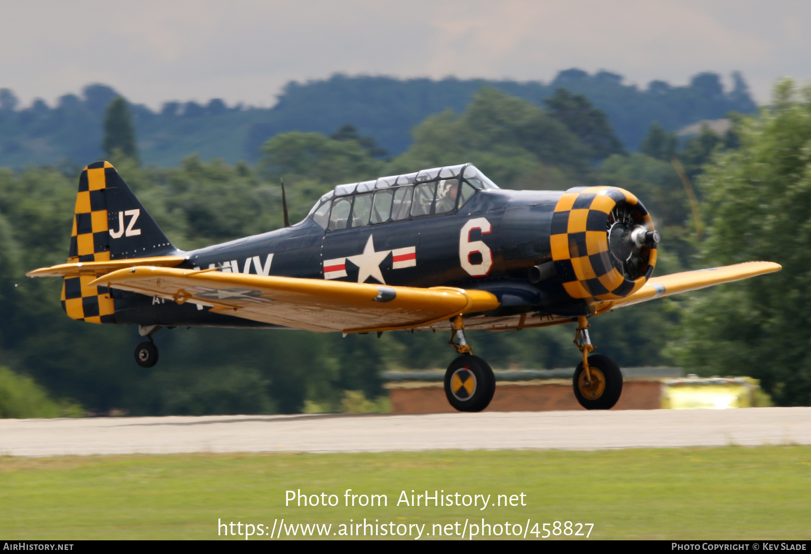 Aircraft Photo of G-TSIX / 111836 | North American AT-6C Harvard IIA | USA - Navy | AirHistory.net #458827