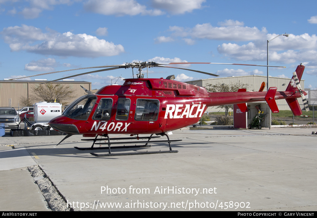 Aircraft Photo of N40RX | Bell 407 | Reach Air Medical Services | AirHistory.net #458902